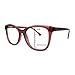 ProEyes Canes, Progressive Oversize Reading Glasses w/spring hinge, 0 Power on Top Lens, Blue Light Blocking (4 Cranberry, 3.00)