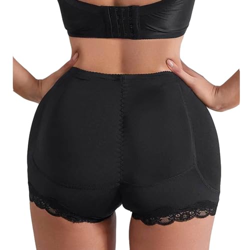 Body control shapewear pour femmes rembourré gaine sculptante fessier noir grand