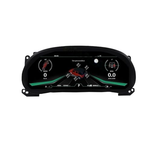 車用LCDクラスター計器スピードメーターマルチメディアモニターマイル変更パネルデジタルダッシュボード Jeep Wrangler 2011-2017対応