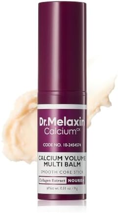 Dr.Melaxin Collagen Multi Balm Stick, Calcium & Adenosine Korean Wrinkle Stick for Eye, Neck & Face, Firming Collagen Stick, Under Eye Balm for Dark Circles & Depuffing, Korean Skin Care, 0.31 oz