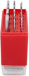 Accusize Industrial Tools U.S. and Metric Thread Measuring Wire Sets, Eg06-1002 | 48 Pc, 16 Sizes, 3-48 TPI and 0.5-6 mm Pitch, Three-Wire Method, Plastic Case, EG06-1002