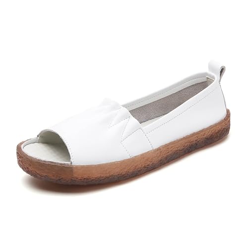 Chaussures d'été décontractées blanches idéales pour la marche