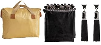 Helen curtain Luxury Pom Poms Curtain for Living Room Blackout Velvet 2 Panels