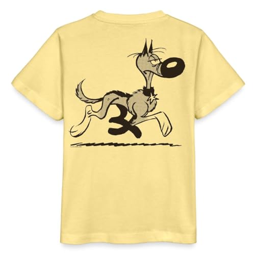 T shirt enfant bio Lucky Luke Rantanplan cadeau anniversaire original