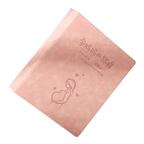 MOTHNUR Diario della Gravidanza Copertina Rigida Libro dei Ricordi A4 A5 per Future Mamme Planner Gravidanza Rosa Vintage per Documentare Momenti Speciali e Nascita Bebè