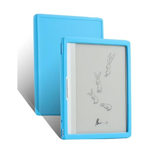 For Bigme B751C ケース カバー【HXINGNAN】 Bigme 7インチ 保護ケース シリコン ケース 薄型 滑り止め 耐衝撃 防水 防塵 收納 全面保護 充電便利 Bigme B751C Color Eink 保護ケース (ブルー)