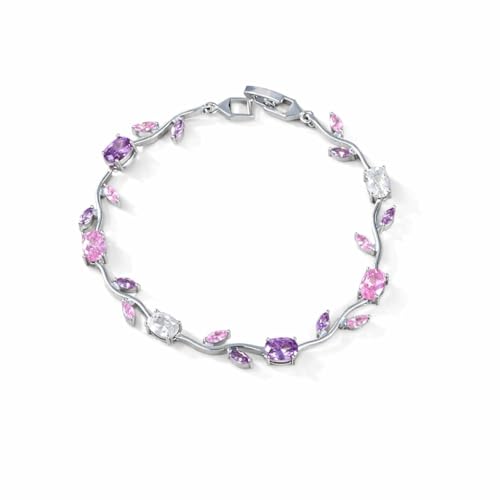 Image of Tulips Bracelet for Women | Floral Charm Adjustable Gold Plated Bracelet for Girls