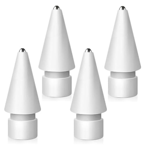 Image of SIXFU Metal Ballpoint Tips Compatible with Apple Pencil Tip, Durable Tips Compatible with Apple Pencil Pro /USB-C / 1st / 2nd Generation, Accessories Compatible with iPad Pencil(4 PCS)