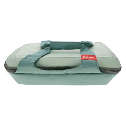 Pyrex 5-Qt Sage Green Insulated Casserole Carrier Tote