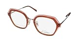 Koali 20073k Handmade Aceate Thick Rim Frame French Retro Eyeglass Frame/Glasses [49-21-140, brown]