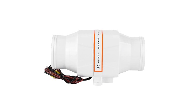 Ventilateur De Cale Marine EBTOOLS 3 Pouces – 130 CFM, 12V, Débit 3800 L/min, ABS, Installation Verticale/horizontale, Pour Bateau/yacht/RV