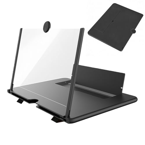 Ampliador de pantalla portátil – Proyector de pantalla de teléfono, visor de películas con lente HD transparente, accesorio de video compacto, dispositivo de entretenimiento de fácil configuración