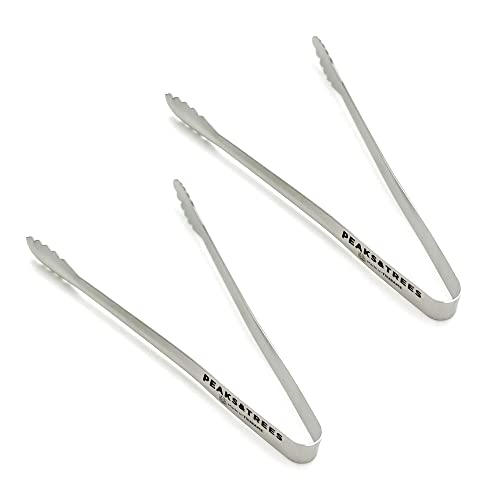 PEAKS&TREES キャンプ トング ステンレス ミニサイズ 銀のトング 2本セット 日本製 燕三条