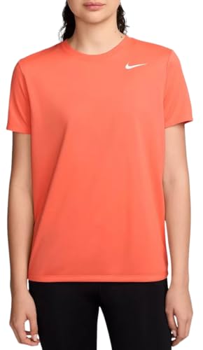 Nike Women's Dri-Fit Legend Short Sleeve T-Shirt (US, Alpha, Large, Regular, Regular, Lt Wild Mango)