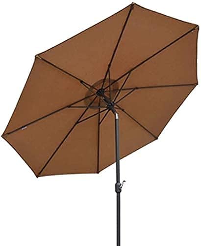 Sun Parasol Umbrella Garden 10ft Outdoor Patio Umbrella Adjustment Fabric, Garden Yard Table Umbrella with 8 Ribs good