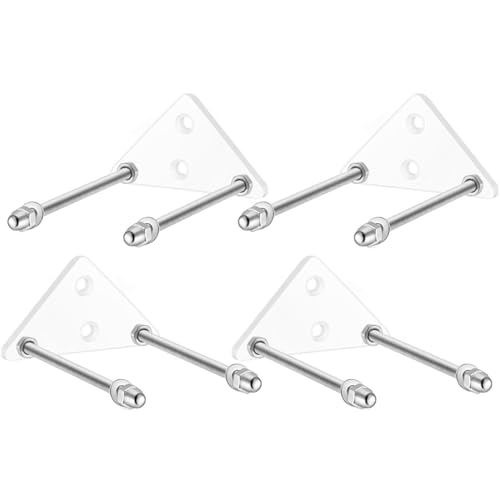 Présentoir mural pour skateboard, étagère murale pour skateboard - 4 paquets de support mural pour affichage de pont - Support mural, présentoir en...