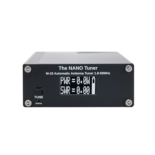 Amazon.co.jp: 15W オートアンテナチューナー, 1.8-50MHz周波数帯域