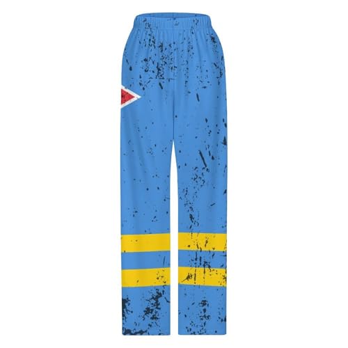 Retro Aruba FlagChildren's Casual Pajamas130CM3