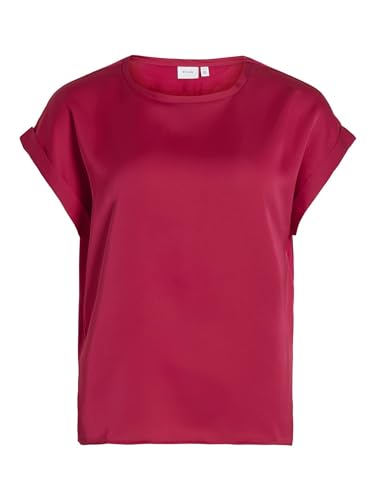 Vila VIELLETTE S/S Satin TOP - NOOS
