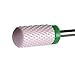 SpeTool Ceramic Nail Drill Safety Bits Taper Radius Rotary Electric File 3/32 Inch Manicure Pedicure Nail Art Tool, Coarse, Pink