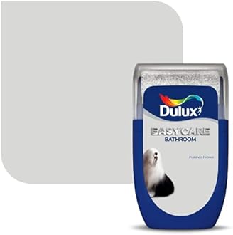 Dulux Easycare Bathroom Tester Paint, Polished Pebble, 30 ml, Packaging May Vary