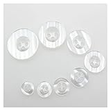 Knöpfe Runde Schwarz Weiß Transparente Harzknöpfe 2 Löcher 4 Löcher Hemd Buttons DIY. Kleidungsstück nähen. (Color : Style D, Size : 20mm 30pcs)