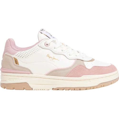 Pepe jeans Logo Pepe Jeans Sneaker Chester in Pelle Multicolore
