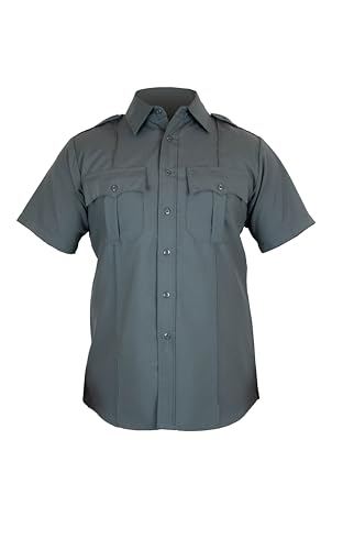 First Class mens Polyester Uniform Shirt Button Down Shirt