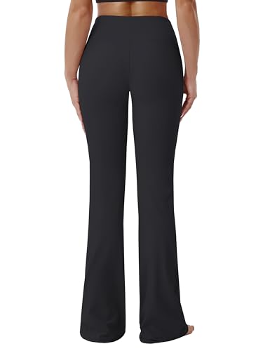 Image of BUBBLELIME 29 inch /31 inch /33 inch /35 inch /37 inch 3 Styles Women's High Waist Bootcut Yoga Pants Basic /Side Pockets Tummy Control Workout Flared