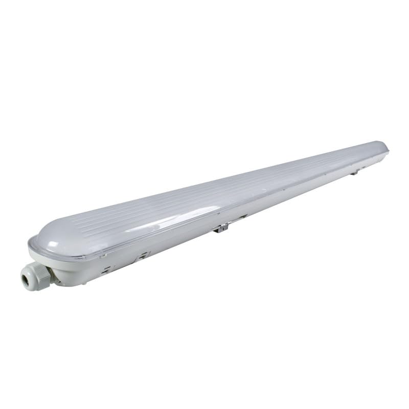 Lámpara de techo LED Hermético Balwir, 33 W, 4950 lm, 6000 K, IP65, color blanco del día, 1180 x 72 x 61 mm