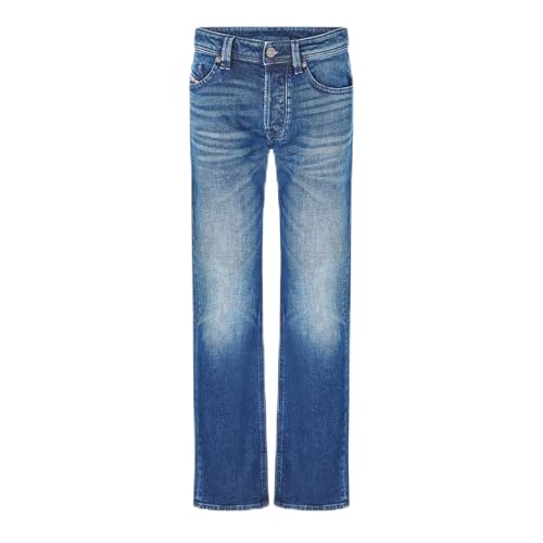 Diesel Mens Larkee Straight Leg Jeans 01 Mid Blue 36W / 32L