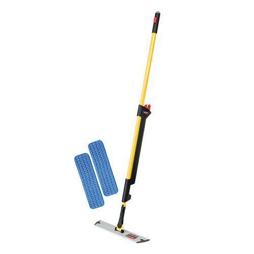 Horison IndustriesPulse Mop Starter Pack - Easy To Use Aluminium Pulse Handle With Reservoir - Microfibre Mop Heads - 400 mm Length