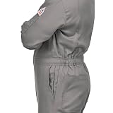 Bulwark FR mens Flame Resistant Cotton/Nylon Comfortouch Deluxe overalls and coveralls workwear apparel, Grey, 44 Tall US