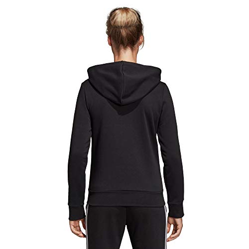 adidas Womens' Essentials 3-Stripes Full Zip Hooded Tracksuit Jacket - Image 3