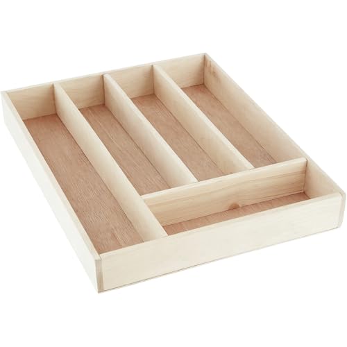L&g London Uniforms u.k. - Organizador de Cubiertos, Wooden, 33x28x3,5cm.