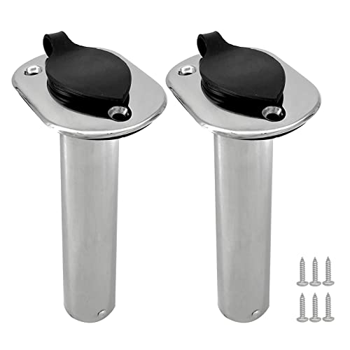 ISURE MARINE 2-Pack 304 Stainless Rod Holders