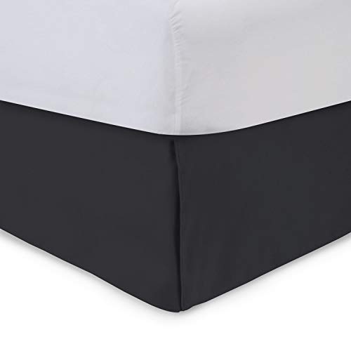 Full Size Cotton Blend Bed Skirt with 18 Inch Drop - Tailored Fit