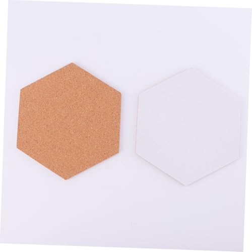 Tableau Liège Hexagonal Auto-adhésif pour Organiser vos Mémos sans Percer