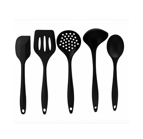 Conjunto Kit de Utensílios de Silicone Premium 5 peças