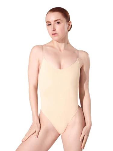 Capezio womens Camisole Leotard With Adjustable Straps Shirt Nude X-Small US