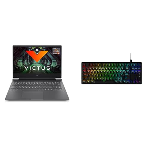 Image of HP Victus Windows 11 Home Gaming Laptop,AMD Ryzen 5 5600H,4Gb AMD Radeon Rx 6500M Graphics,15.6-Inch