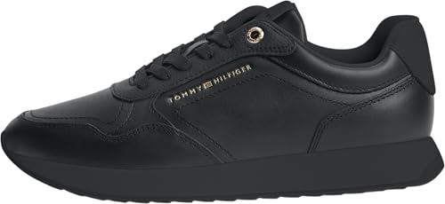 Tommy Hilfiger Femme Th Retro Runner Fw0fw09411 Bas : Baskets basses blanches au style rétro