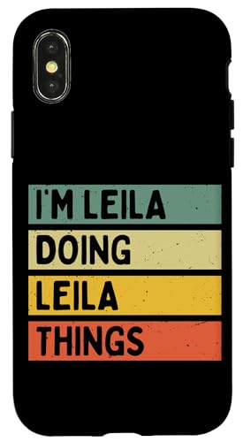 I'm Leila Doing Leila Things �ʔ������� �X�}�z�P�[�X iPhone X/XS �p