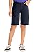 Classroom School Uniforms girls Plus Size Low Rise Khaki Shorts, Dark Navy, 20 Husky