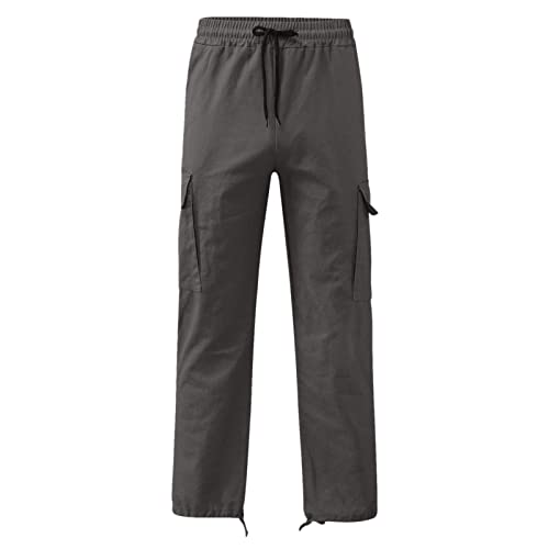 Calças De Trilhas Masculas Masculinas Casuais Painéis Elásticos De Moletom De Moletom Clássico Hip H