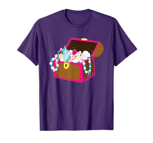 Cute Modern & Unique Treasure Chest & Jewels T-Shirt & Gift T-Shirt