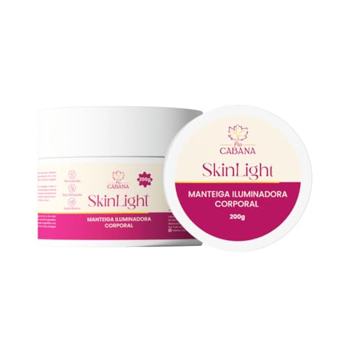 Manteiga Iluminadora Corporal SkinLight Fio Cabana 200g Clareia Hidrata Uniformiza e Ilumina