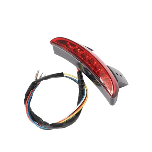 Feu arrière de moto à LED rouge garde-boue Sportster résistant aux vibrations