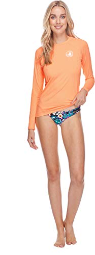 Image of Body Glove Women's Smoothies Sleek Solid Long Sleeve Rashguard with UPF 50+