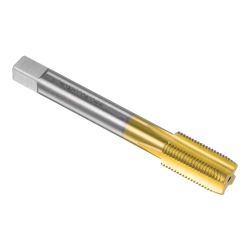 Taraud M12 x 1 H2 à 4 cannelures droites en acier rapide nitrure de titane - 2